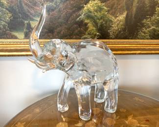 Vintage Waterford crystal elephant 