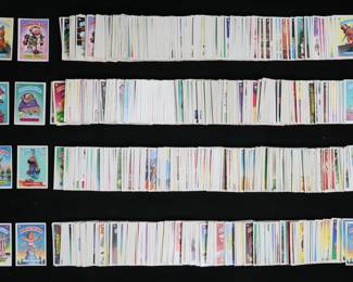 378	1100 Garbage Pail Kids Stickers Cards	Large grouping of Garbage Pail Kids. Many multiples. Varying condition. Please see photos
