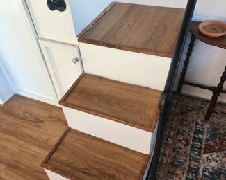 Tiny home stair storage