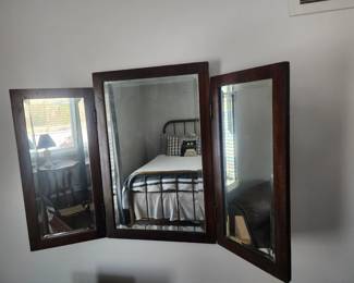Antique Walnut Mirror