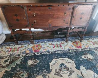 Antique Buffet by Knox-Hutchins H 3 foot L 5 foot 5 inches W 1 foot 10 inches