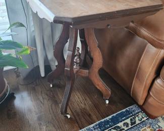 Antique Walnut side table