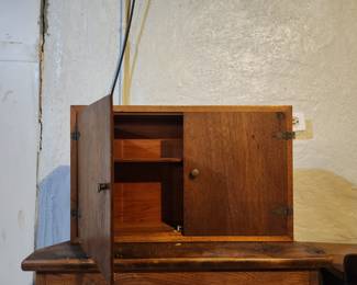 Antique 2-door cabinet 1 foot and half L by 1 Foot H