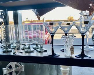 c.1960's MCM Stemware Barware