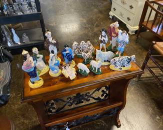 c.1967, 15-Piece Ceramic Nativity Scene, Hand Painted