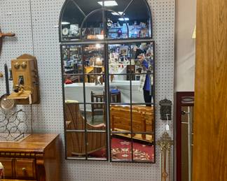 Large 3-Piece HEAVY Mirrored Wall Decor'