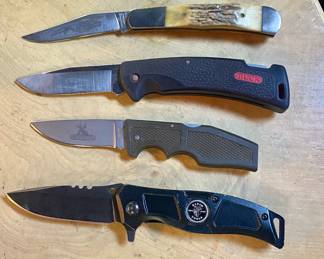 Vintage Lockback Knives...Buck, Parker-Edwards, Gerber, and Klein