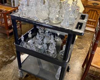 Lots of Vintage Cruets...an entire collection! 