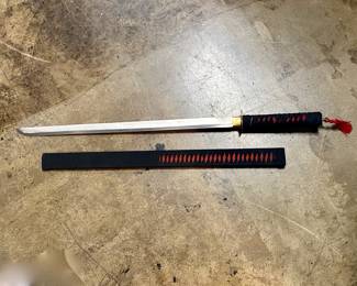 Japanese Sword with Nylon Wrapped Sheath and Handle