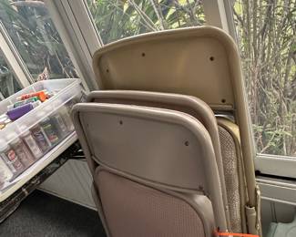 4 folding chairs, for those extra dinner guests thru the holidays.