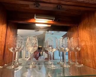 beautiful stem ware for the Holidays