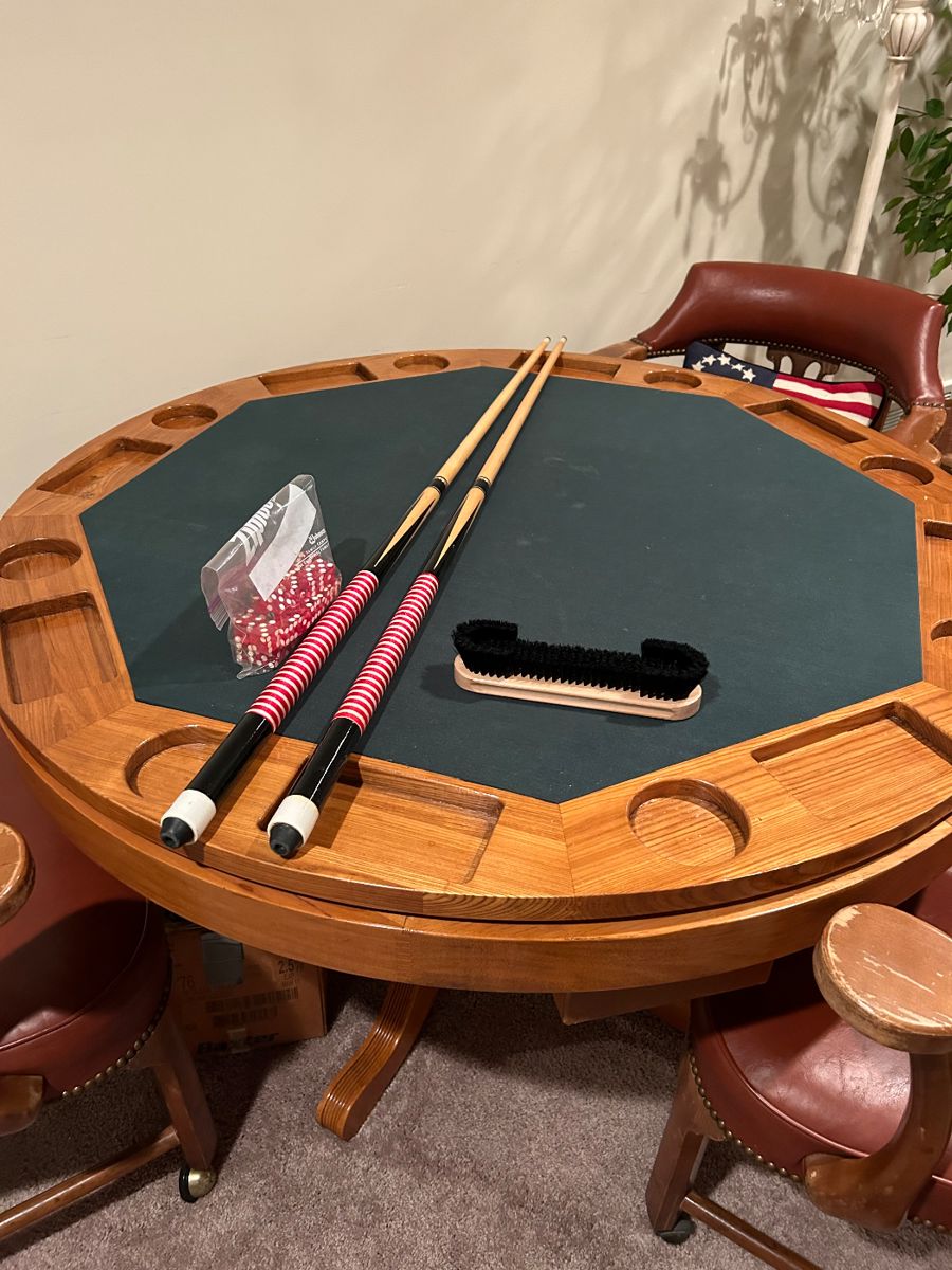 Convertible game table - poker, bumper pool