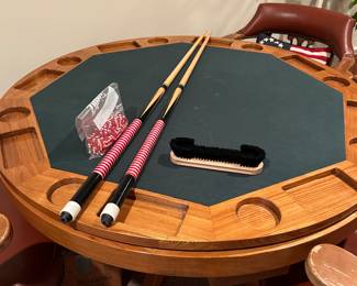 Convertible game table - poker, bumper pool