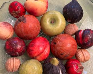 Marble fruit - made in Italy