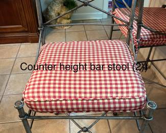 2 counter height bar stools