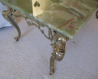 Antique Onyx Table Shipped from Germany in the 1970's.