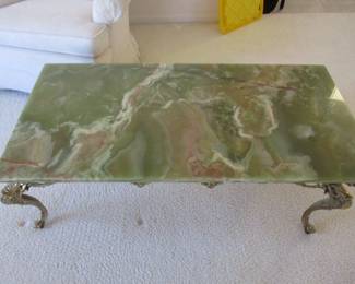 Antique Onyx Table Shipped from Germany in the 1970's.