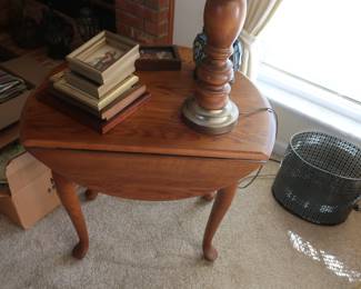 Kincaid drop leaf table- one  of  two.