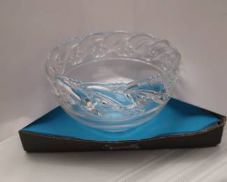 Tiffany   crystal  bowl