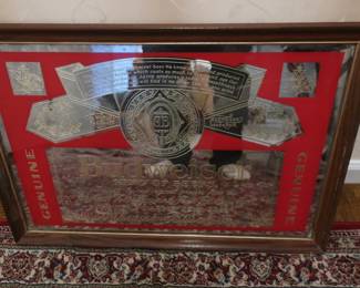 budweiser mirror