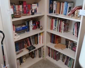 books and shelves