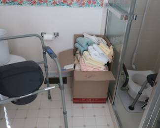 towels,  handicap  equipment