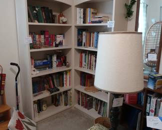 another  view  of books-  the  white  bookcases  are connected
