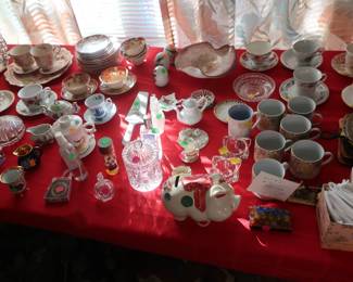 cups and saucers