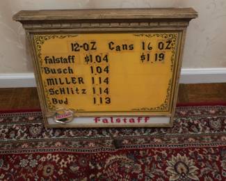 falstaff light up sign