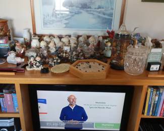 precious  moments,  decor, DVD's   CD"s , LG  televison