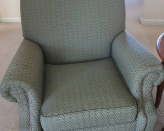 one  of  two  flex steel  chairs