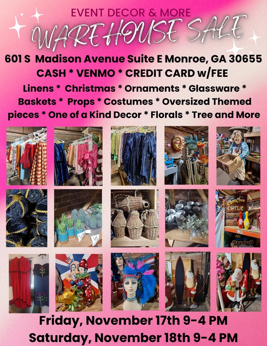 Pink White Colorful Bold Neon Grand Opening Flyer