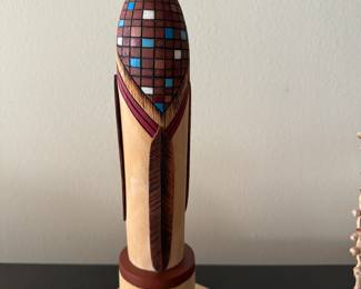 #GREG#LASILOO#SOUTHWEST#ZUNI#CORNMAIDEN SCULPTURE THIS PIECE IS SO PRETTY! 