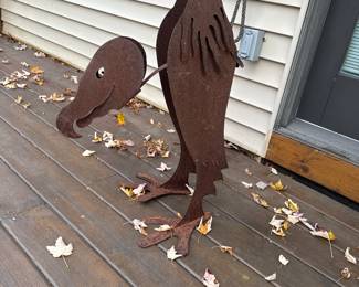 STEEL VULTURE, HE STANDS ABOUT 28" TALL! 