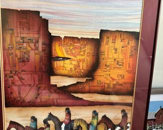 ARMANDO PENA LITHOGRAPH CUSTOM FRAMED BY PROPER FRAMING 