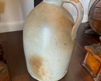 ANTIQUE STONEWARE JUG