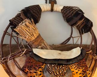 AMERICAN SOTHWEST MULTI MATERIAL WALL BASKET /PLUS CAST STEEL HANGER 