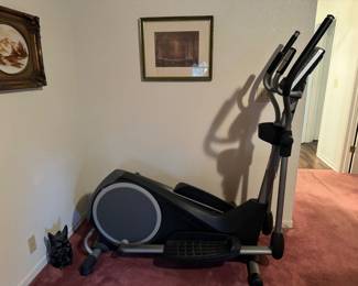 Elliptical - looks like a lot of work - but boy I bet you can really get in shape fast!!! 