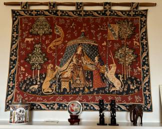 Super lovely wall tapestry-  bought in India, I think - ok I’m not really sure - maybe - I think so - I forgot 