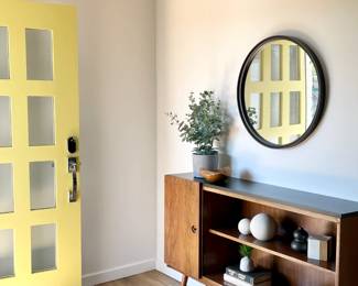 For sale - credenzas, accessories, coffee table books, mirrors, entry pieces, faux plants, decor