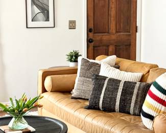 For sale - sofas, rugs, coffee tables, artwork, faux plants, pillows, decor