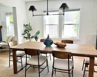 For sale - dining sets, dining tables, dining chairs, decor, faux plants, accessories