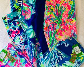 Lilly Pulitzer Leggings, most New With Tags.  Sizes L, XL