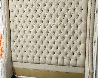 Restoration Hardware Tufted Bed. 85 W x 88 H 