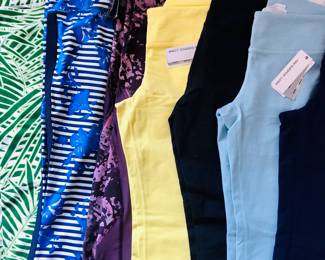 Women's Leggings - J. Crew, New Balance.  Many New With Tags