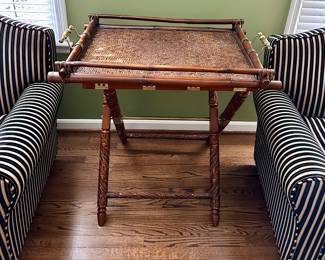 Vintage Ralph Lauren "Sussex" Butlers Tray Table. 26" W x 34 1/2 " L x 35" H. 