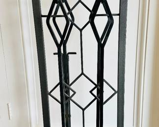 Art Nouveau style  fireplace tools