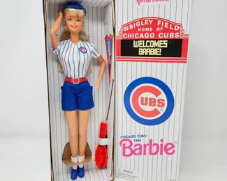 Chicago Cubs Fan Barbie Special Edition #22857 New in Box