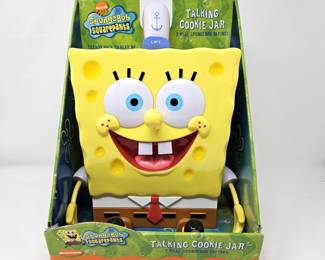Sponge Bob Talking Cookie Jar - New in Box