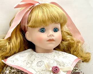 The San Francisco Music Box Company (SFMB) porcelain musical doll in 1990